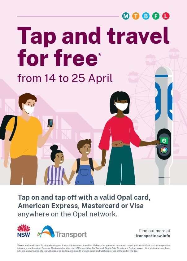 Customers Traveling For Free On The Opal Network For 12 Days From 14 April 2022